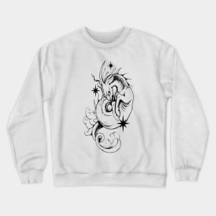 Pencil Tattoo Baby Dragon Crewneck Sweatshirt